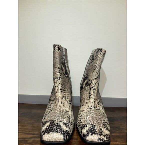 NWT Free People Boots Sz 8 W Eu 38 Snakeskin Boots Unique One Of A Kind Expensiv - Picture 4 of 6